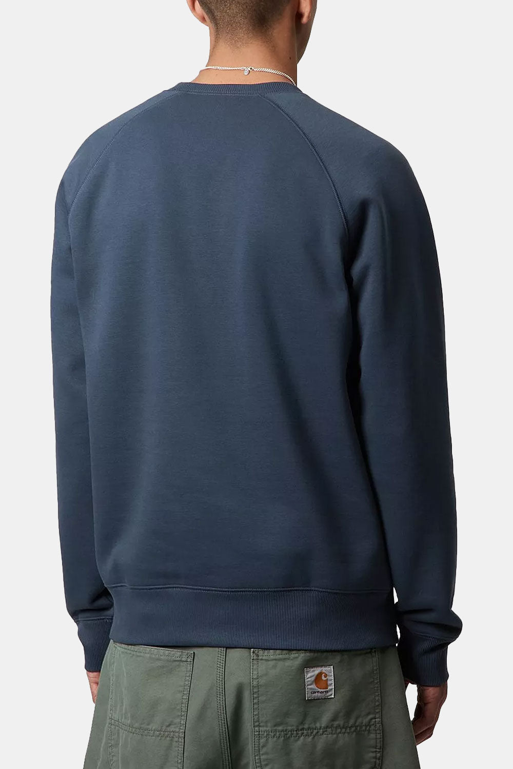 Carhartt Wip Chase Sweatshirt Sweat (marina oscura / oro)