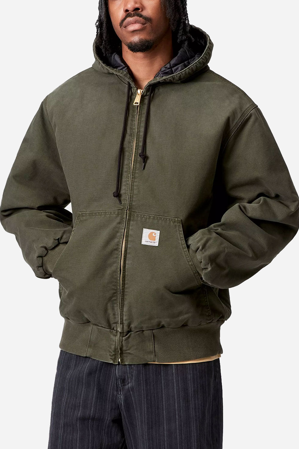 Chaqueta activa de Carhartt Wip OG (lienzo de oliva/piedra)