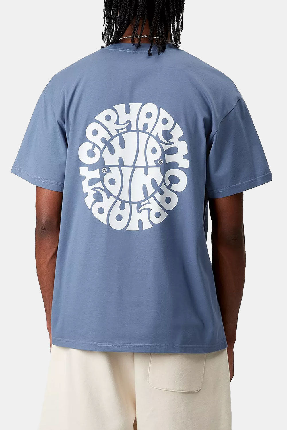Camiseta Jazzy de manga corta de Carhartt Wip (iris azul/blanco)