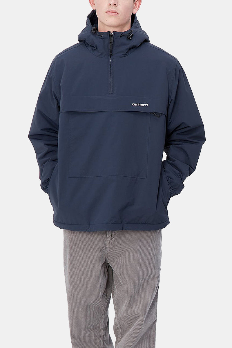 CARHARTT WIP Windbreaker Jacket (Air Force Blue/White)