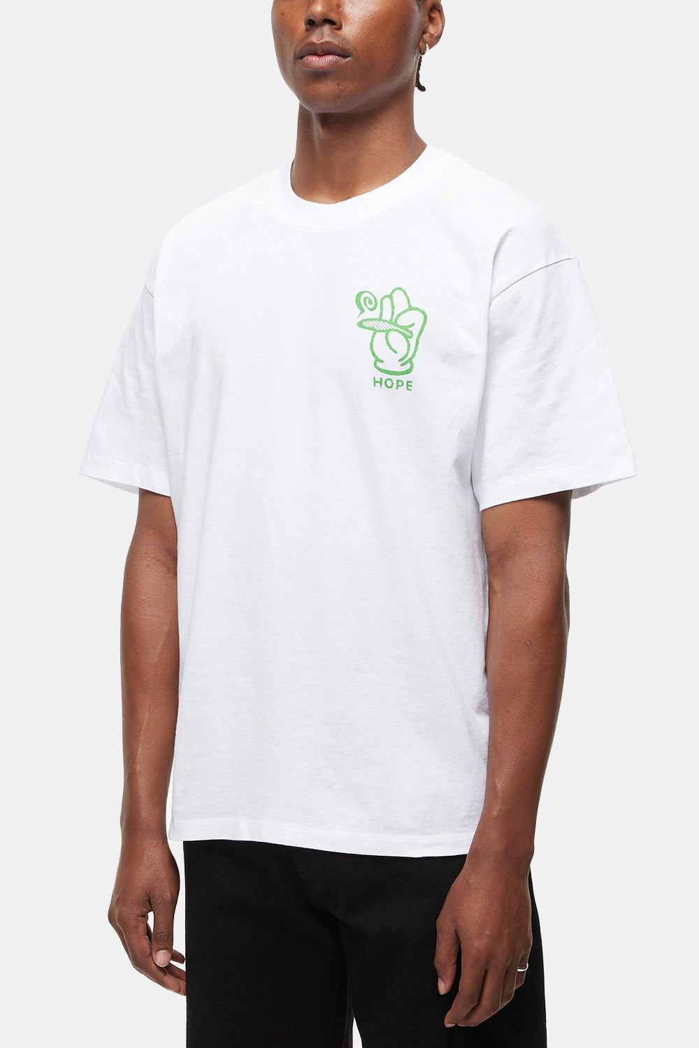 Camiseta de manga corta del proveedor de Edwin Hope (blanco)