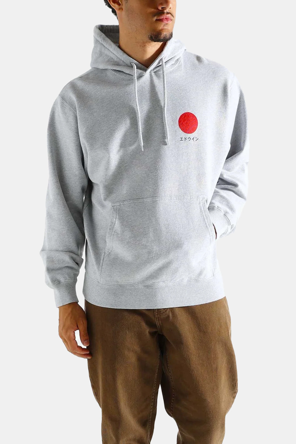 Sudadera con capucha japonesa de Edwin (marga gris)
