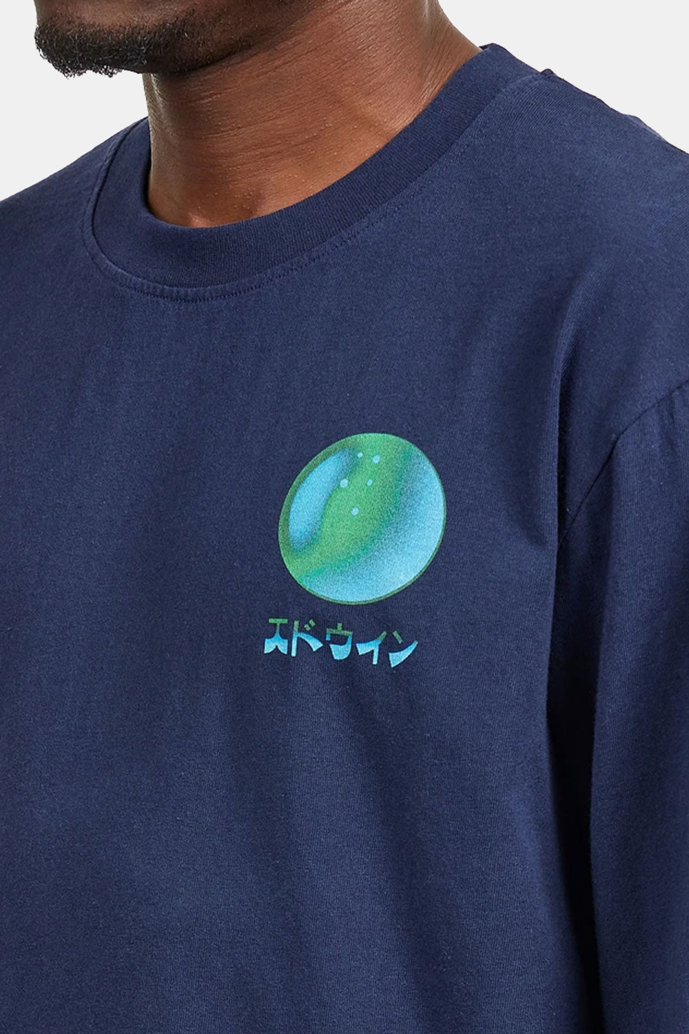 Edwin The Last of Us II Camiseta de manga larga (azul marítimo)