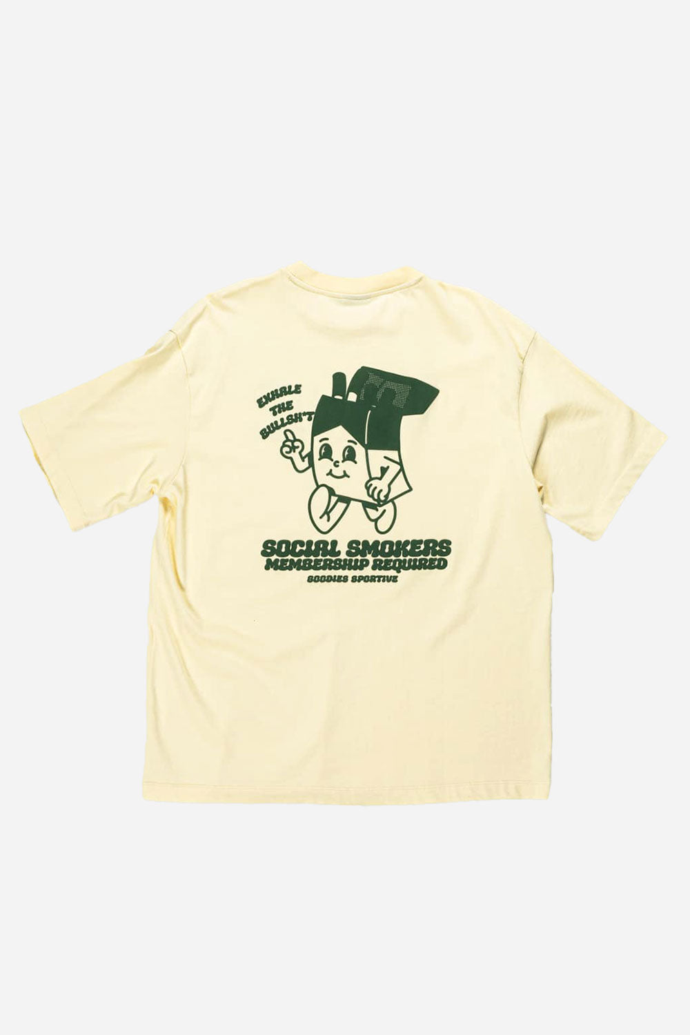 Goodies Sportive Social Smokers T-Shirt (Butter)