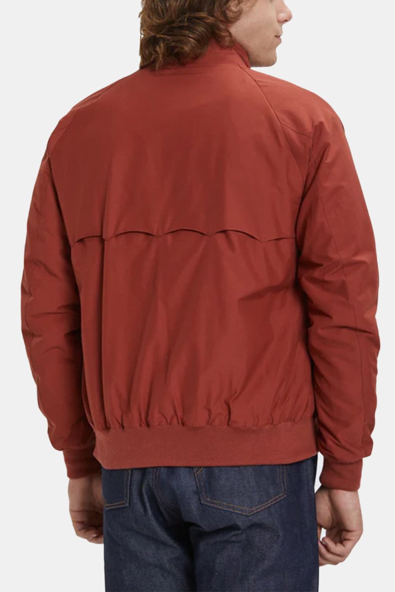 Baracuta G9 Classic Cotton-Blend Harrington Jacket (Brick Red) | Jackets