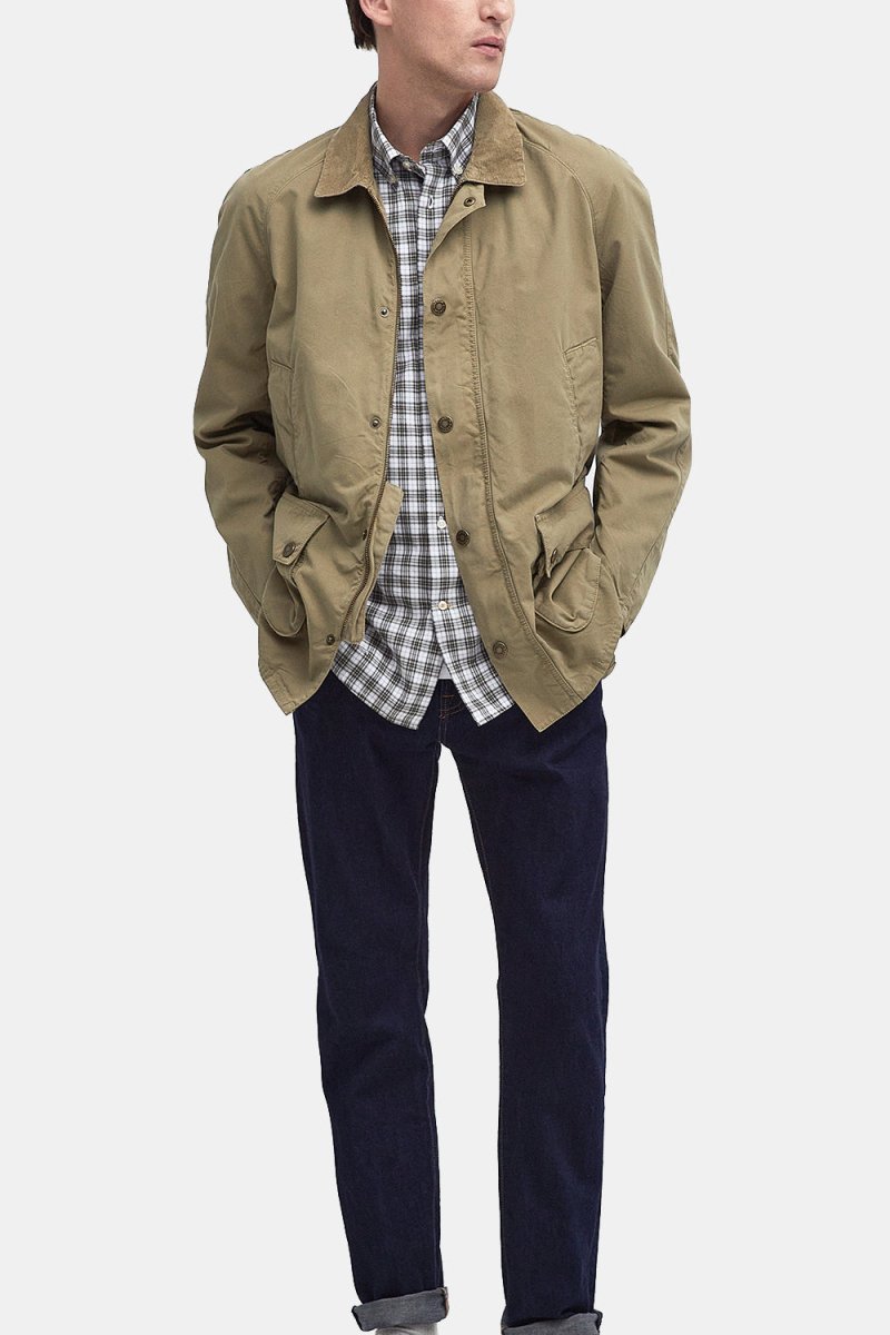 Barbour Ashby Chaqueta de verano casual (aceituna blanqueada)