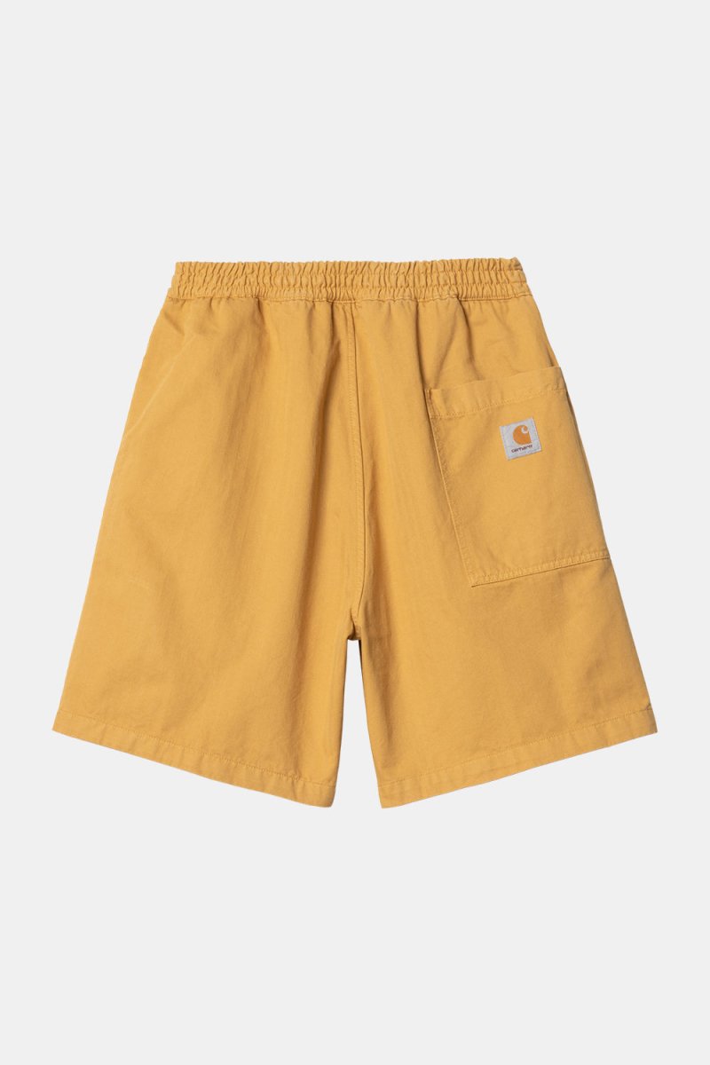 Carhartt WIP Rainer Garment Dyed Shorts (Sunray Yellow) | Shorts