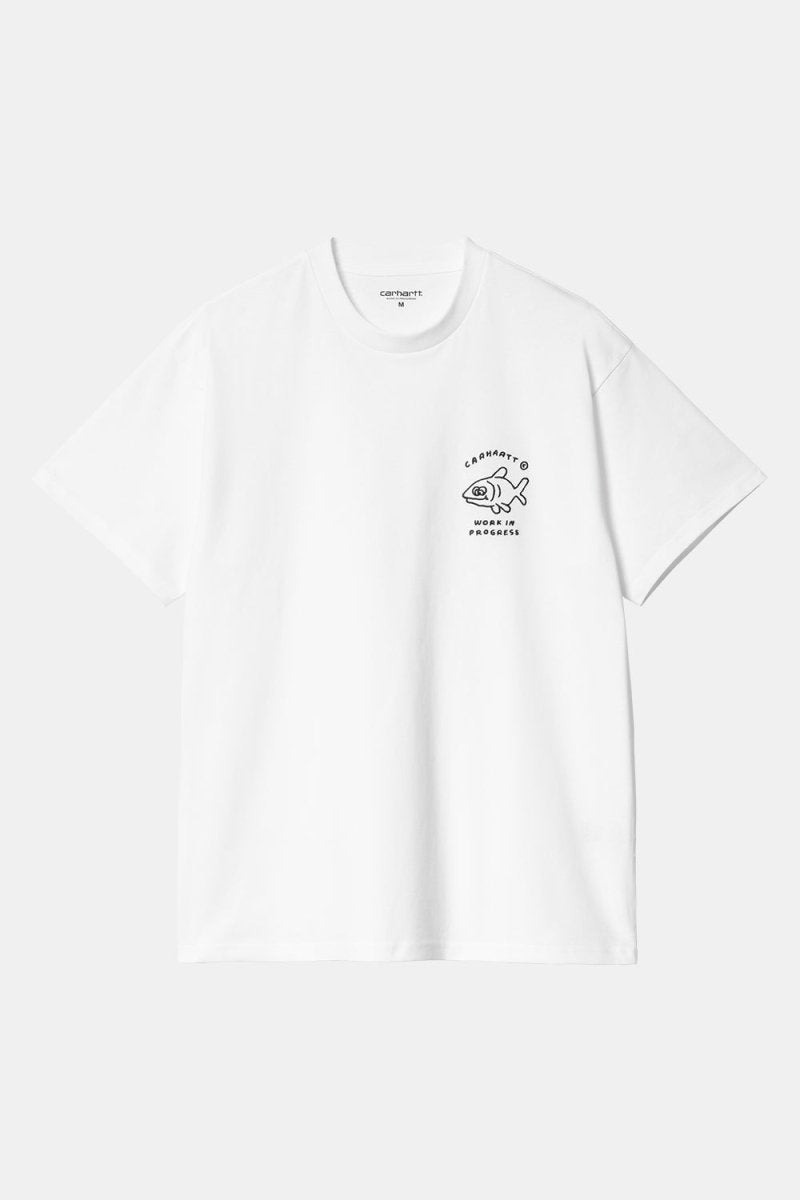 Carhartt WIP Short Sleeve Icons T-Shirt (White/Black) | T-Shirts