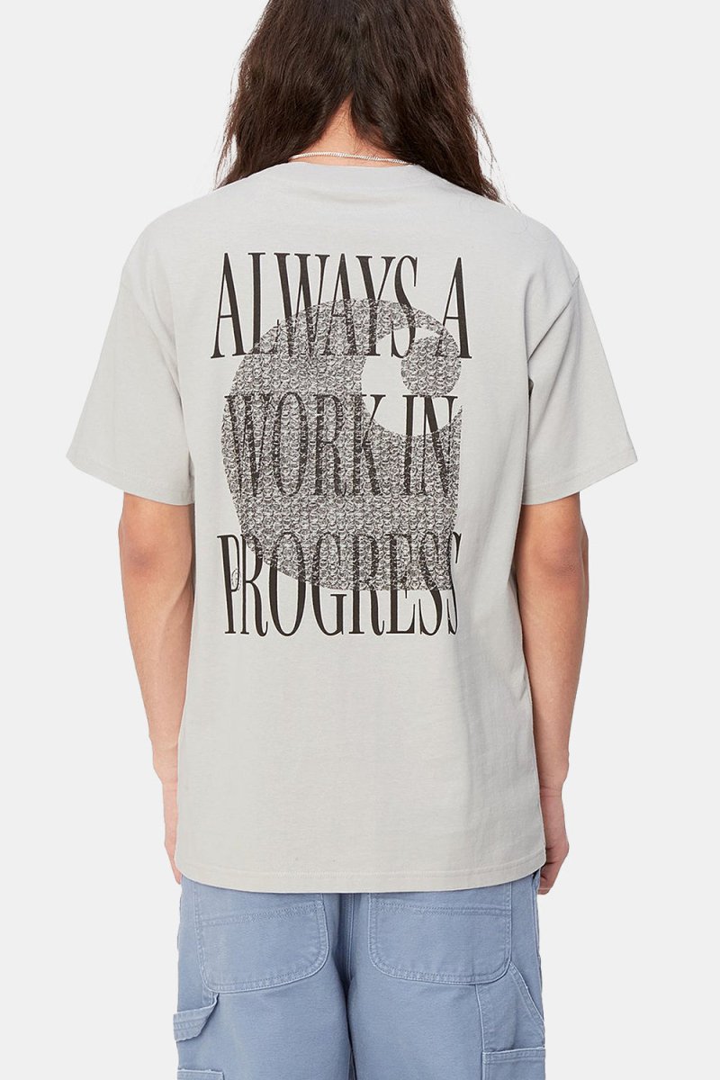 Carhartt WIP Short Sleeved Always a WIP T-Shirt (Sonic Silver) | T-Shirts