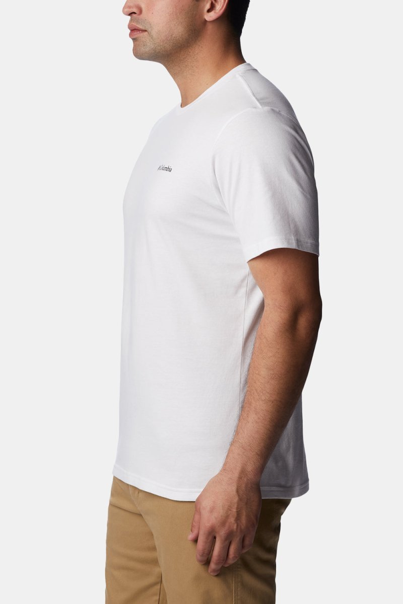 Columbia North Cascades Short Sleeve T-Shirt (White) | T-Shirts