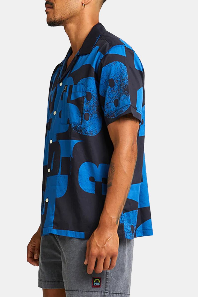 Deus Arithmetic Short Sleeve Shirt (Blue) | Shirts