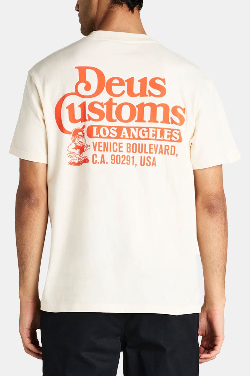Deus Raptor T-Shirt (Dirty White) | T-Shirts