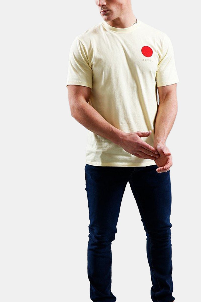 Edwin Japanese Sun T-Shirt (Tender Yellow) | T-Shirts