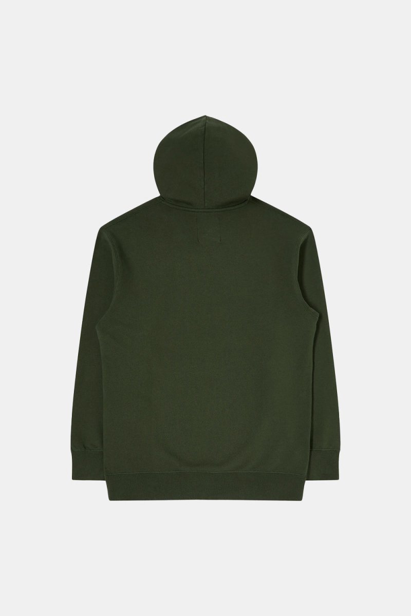 Edwin Sunset On Mount Fuji Hooded Sweatshirt (Kombu Green) | Sweaters