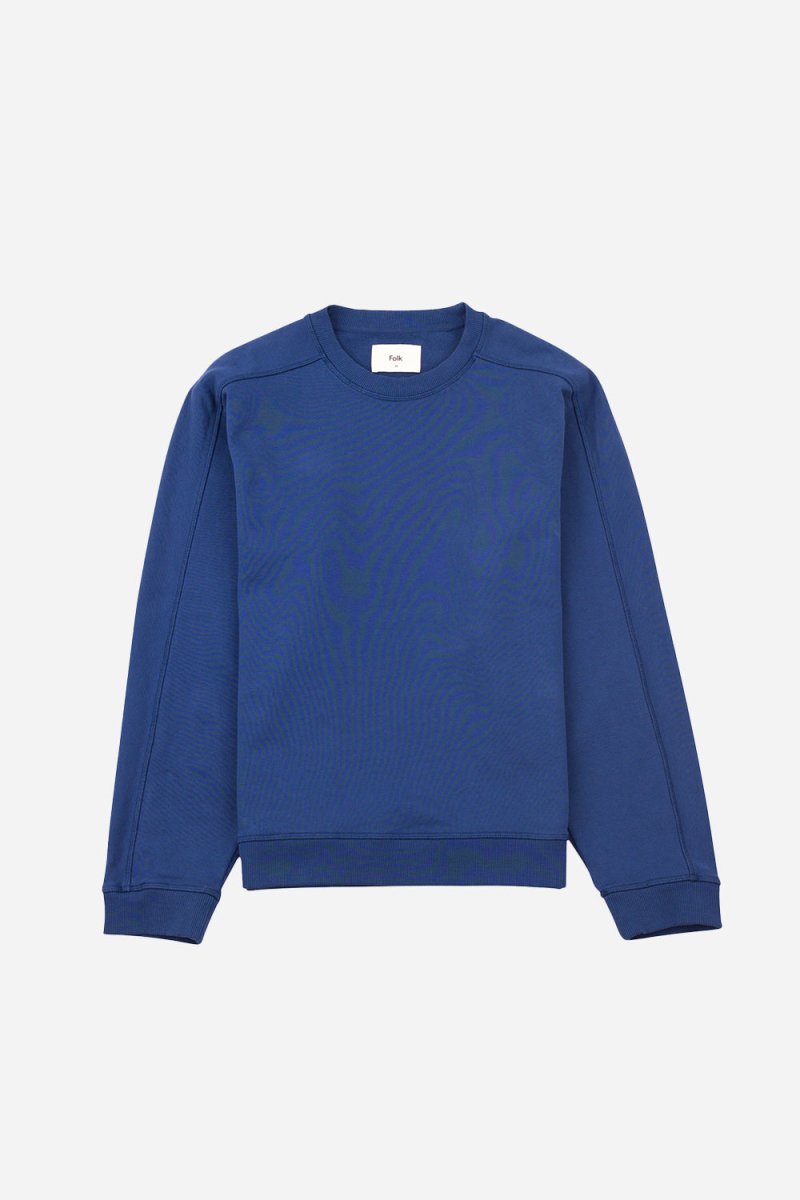 Folk Prism Sweatshirt (Mid Navy) | Sweaters