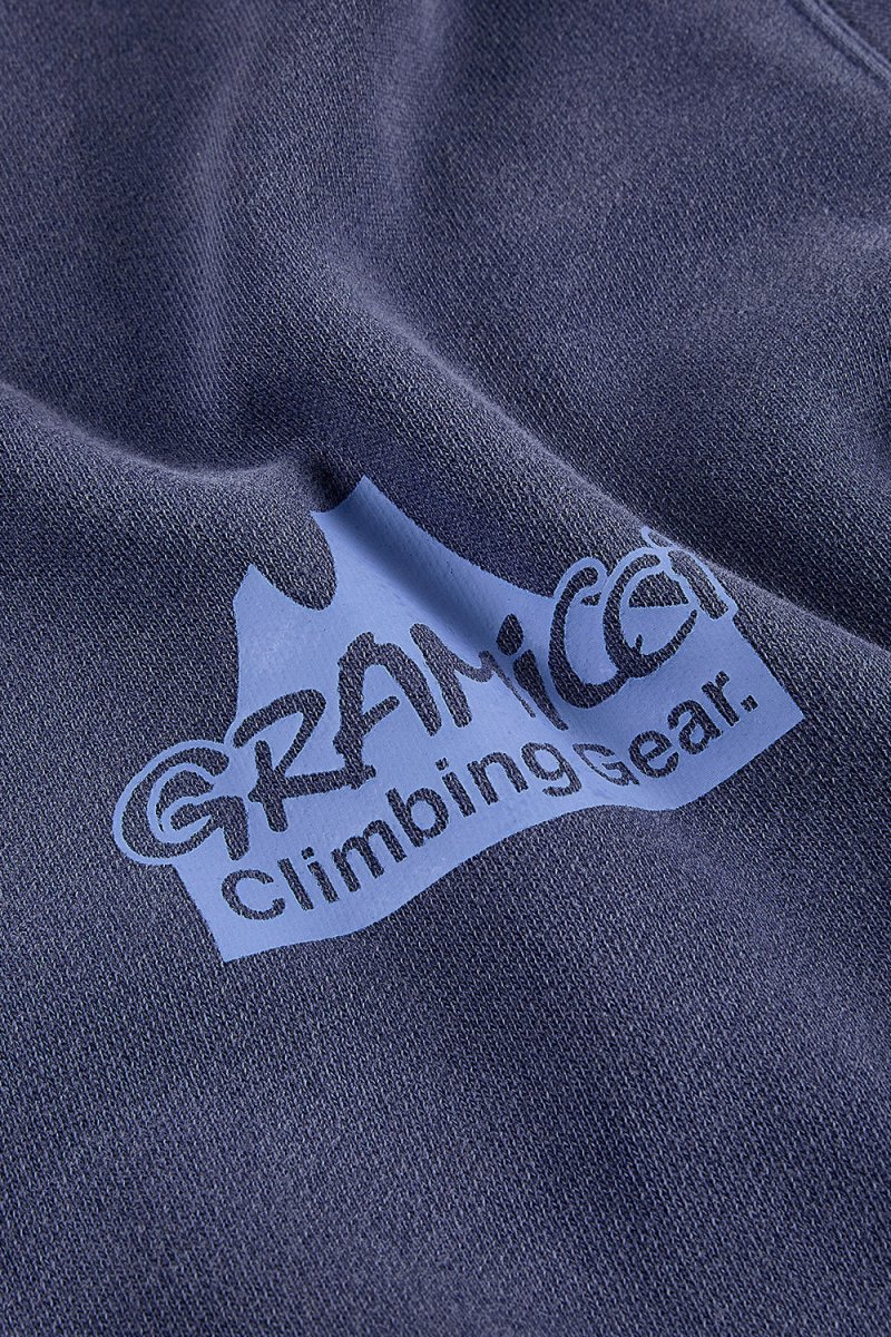 Gramicci Climbing Gear Hooded Sweatshirt (Navy Pigment) | Sweaters