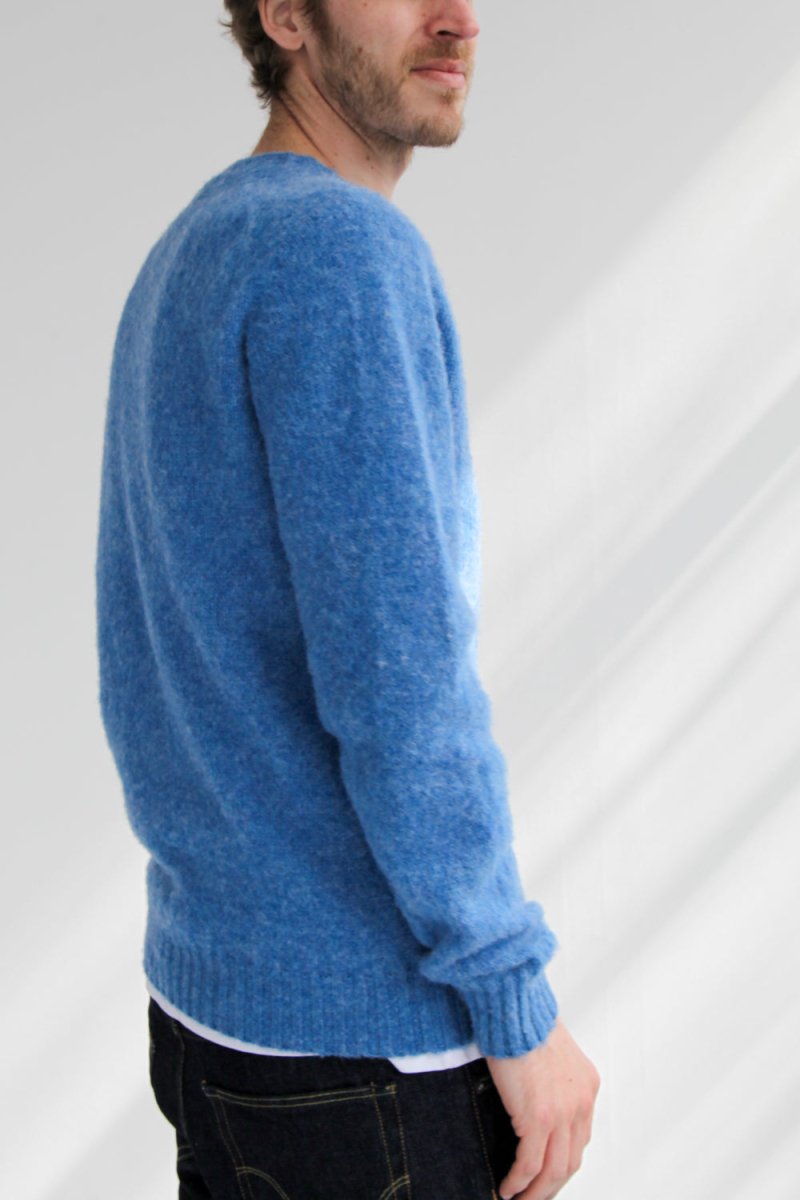 Half Dozen Shaggy Double-Brushed Crew (Fresh Surf) | Knitwear