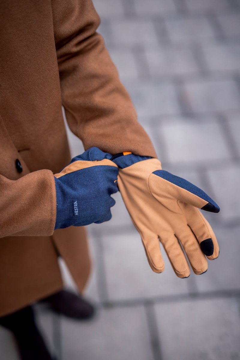 Hestra Zephyr Gloves (Navy/Yellow) | Gloves