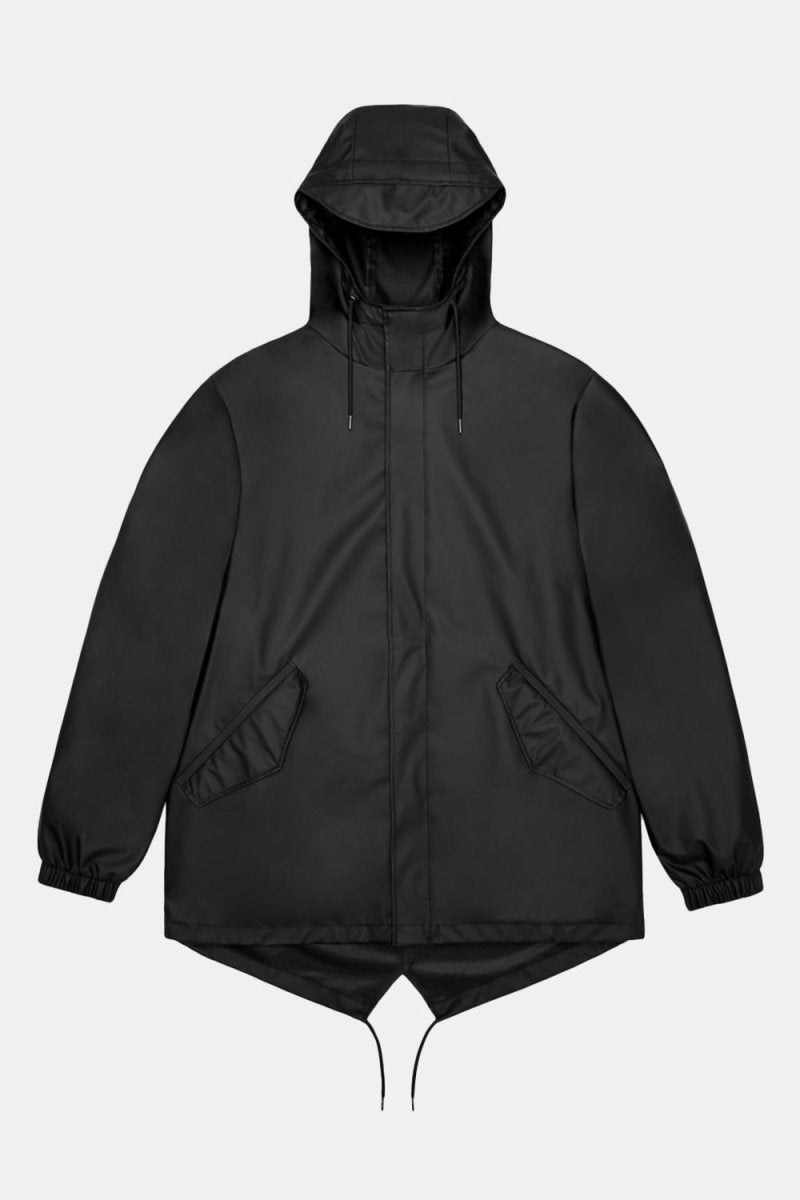 Rains Fishtail Jacket (Black) | Jackets