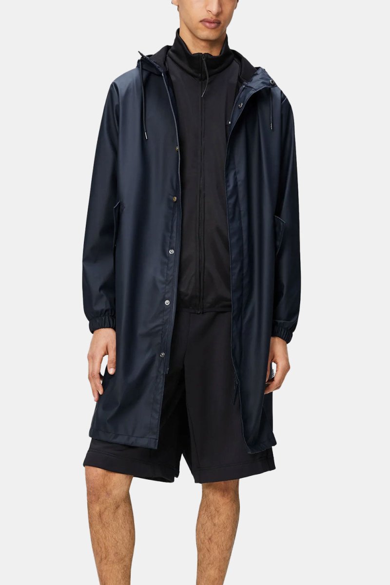 Rains Fishtail Parka W3 (Navy) | Jackets