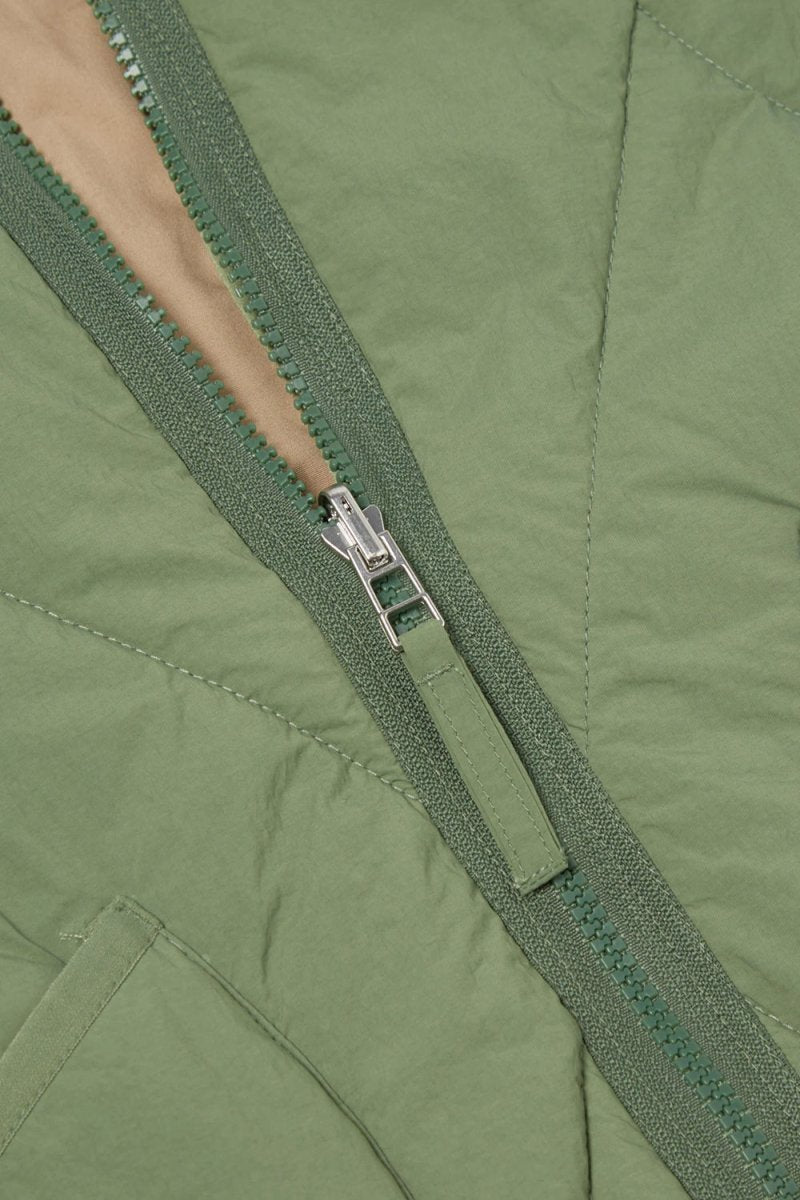 Universal Works Reversible Military Liner Jacket (Olive/Beige) | Jackets