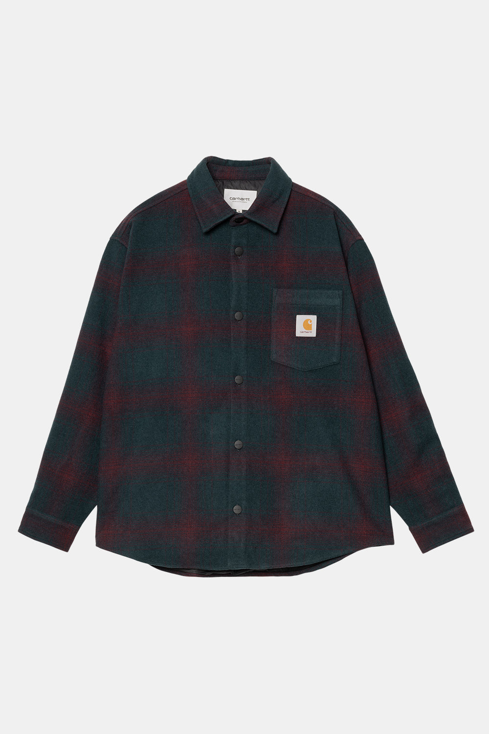 Chaqueta de camisa de Wip Brennan Carhartt (Brennan Check/Deep Lagoon/Rondo)