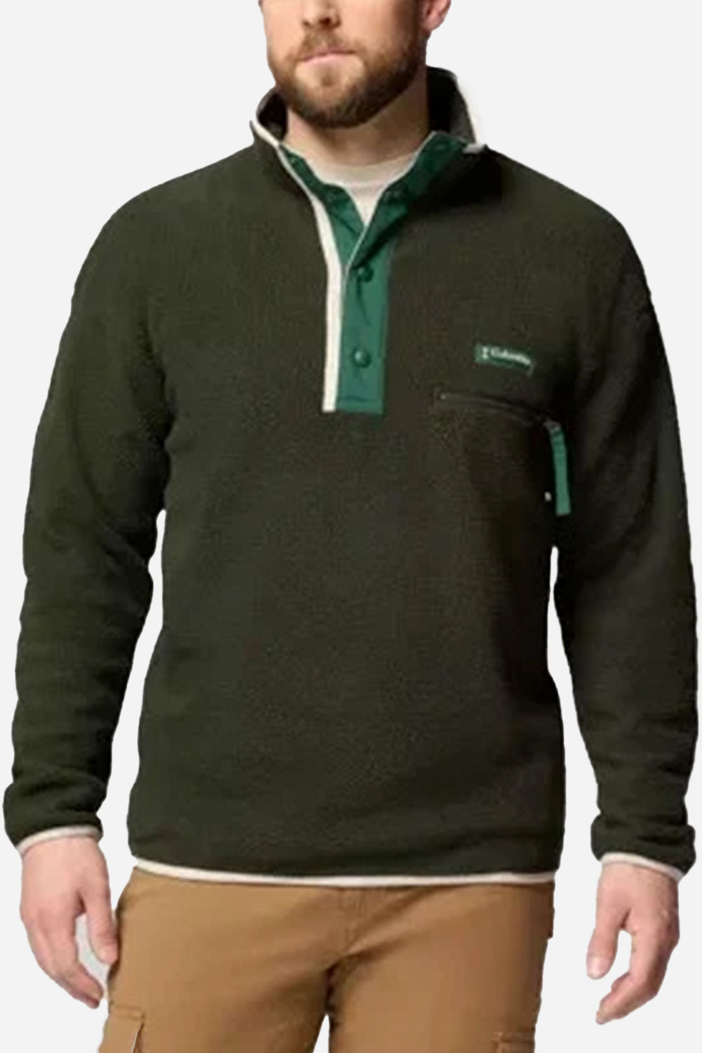 Columbia Helvetia ™ II Half Snap Fleece (Greenscape)