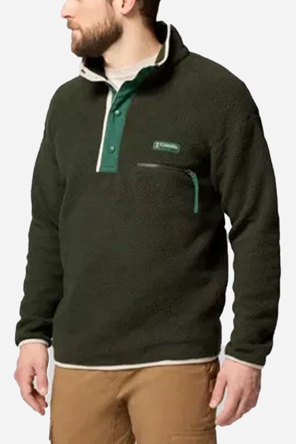 Columbia Helvetia ™ II Half Snap Fleece (Greenscape)