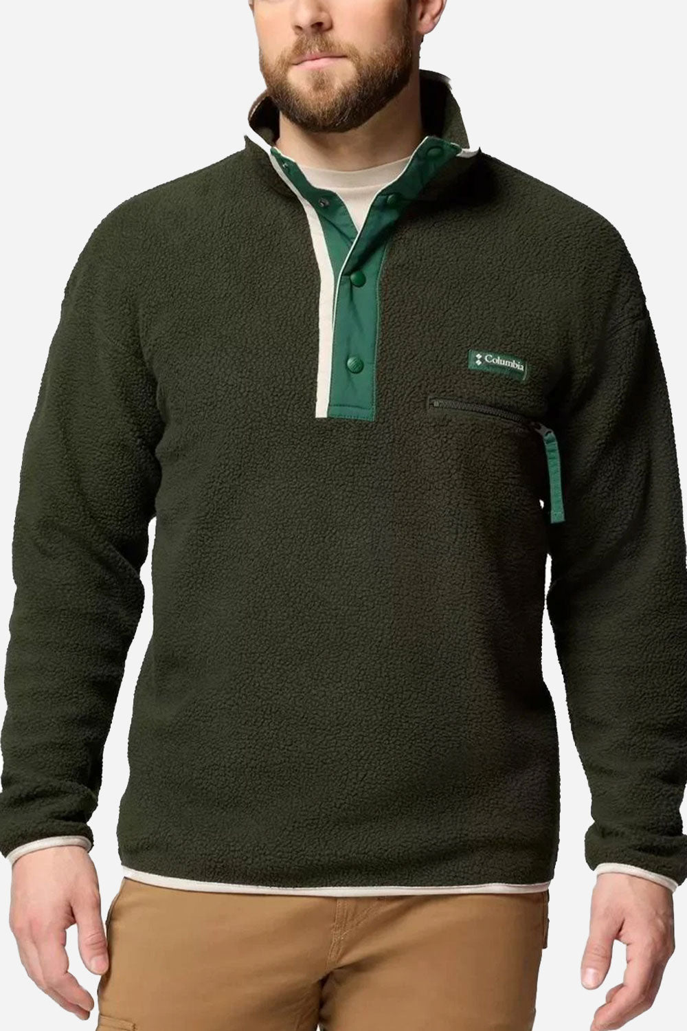 Columbia Helvetia ™ II Half Snap Fleece (Greenscape)