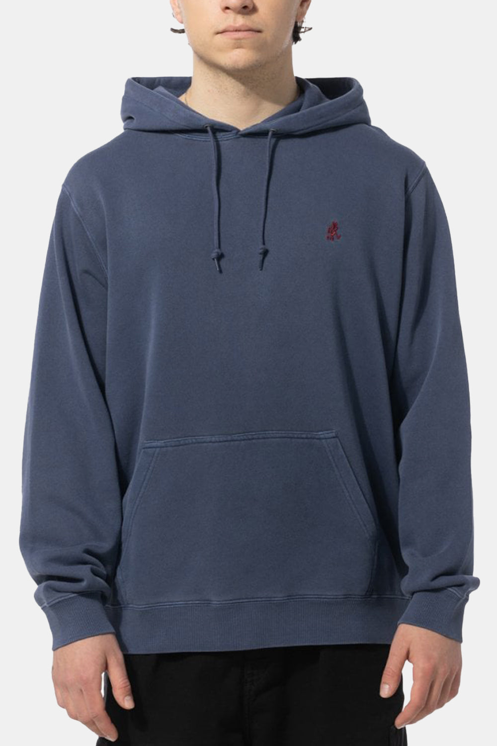 Gramicci One Point Hooded Sweatshirt (Navy Pigment)