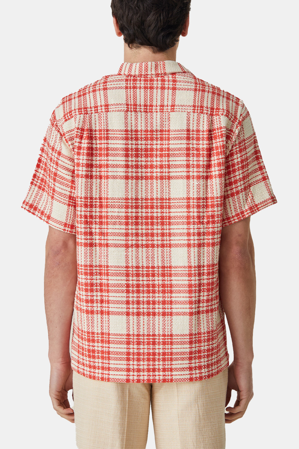Portuguese Flannel Garden Plaid Shirt (Red)