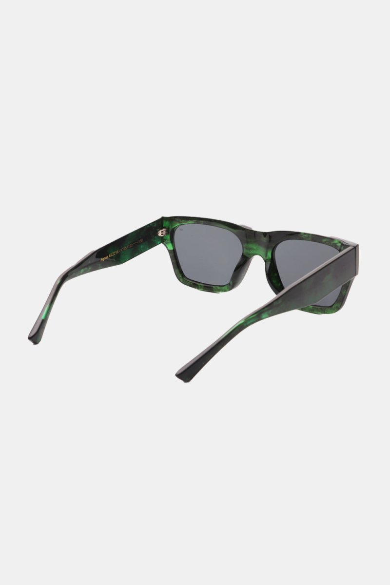 A Kjaerbede Agnes Big Frame Sunglasses (Green Marble Transparent) | Sunglasses