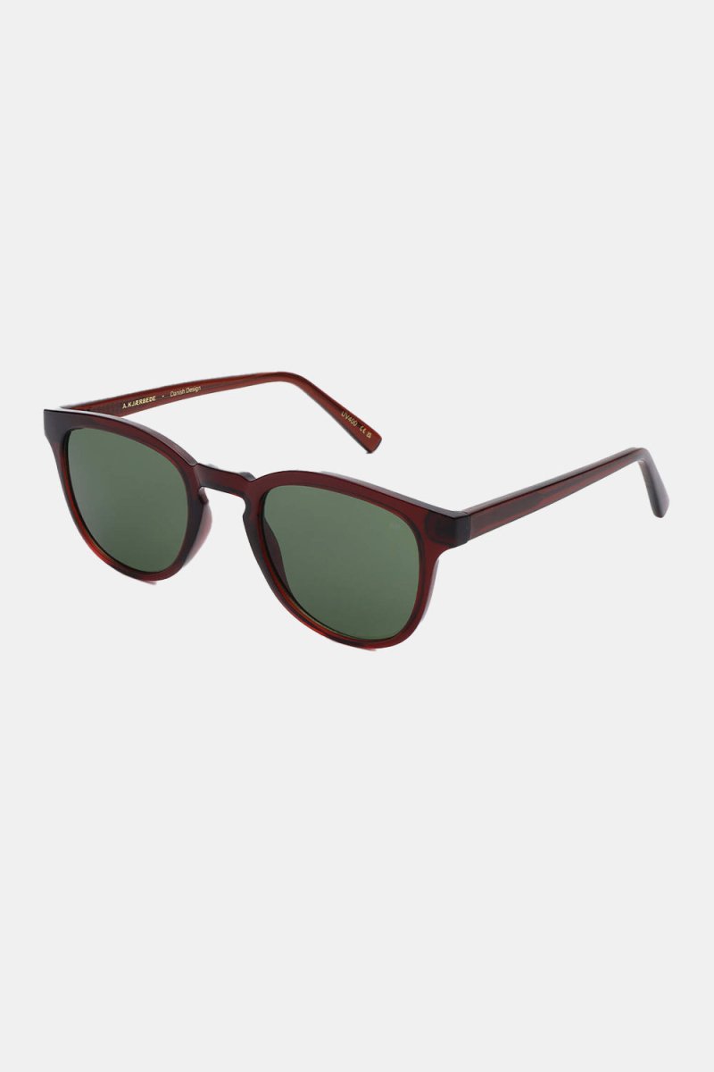 A Kjaerbede Bate Sunglasses (Brown Transparent) | Sunglasses