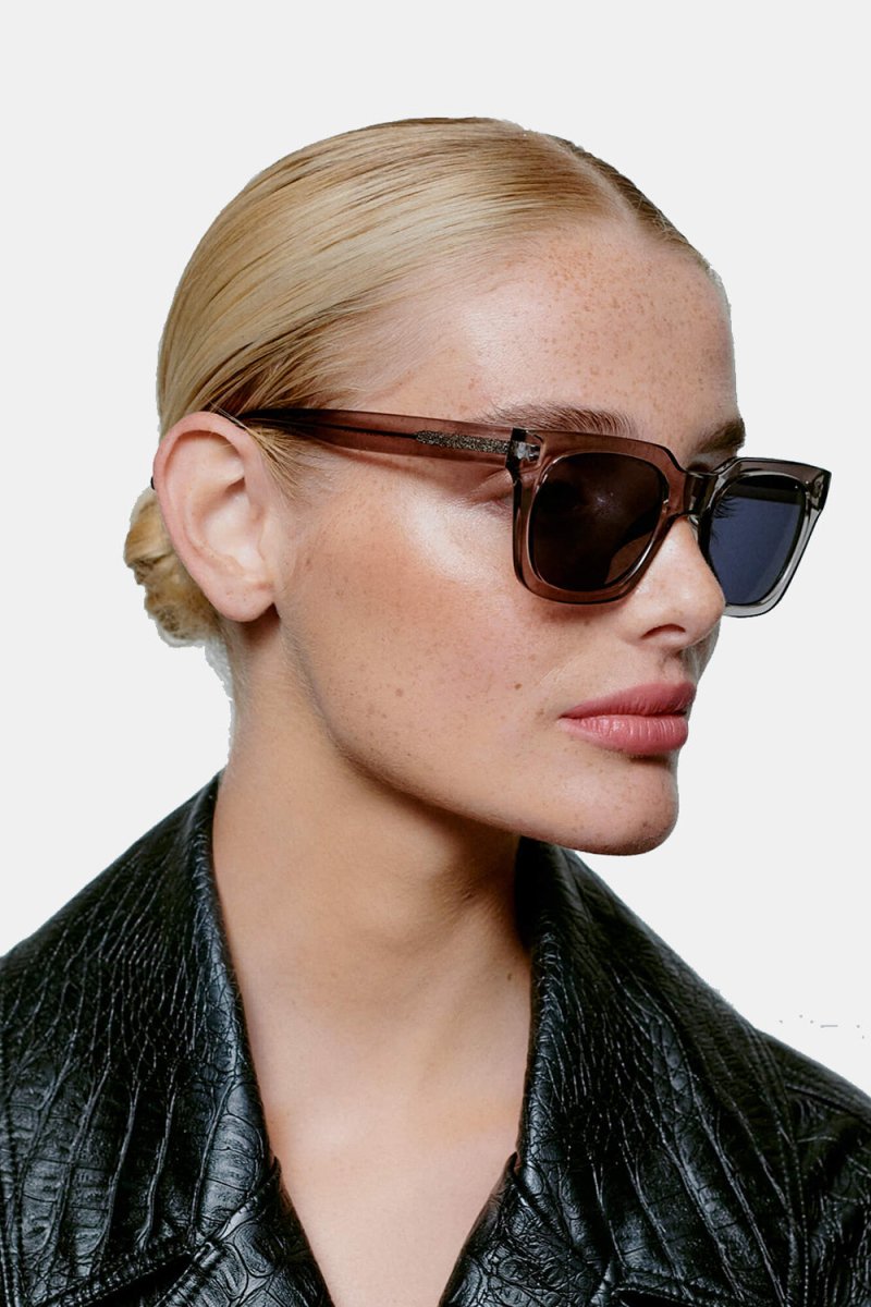 A Kjaerbede Nancy Sunglasses (Grey Transparent) | Sunglasses