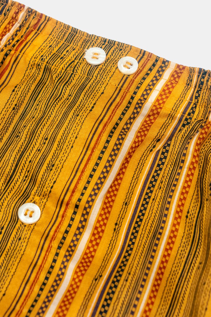 Anonymous Ism African Stripes Boxers (Mustard) | Underwear