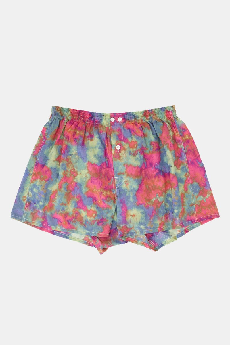 Anonymous Ism Psychedelic Print Boxers (Pink/Green) | Underwear