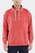 Sudadera de algodón orgánico Armor Lux con cuello alto (Cranberry Red) | Suéteres