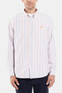 Camisa Henley Armor Lux Oxford Stripe (Rosa Blanco Azul) | Camisas