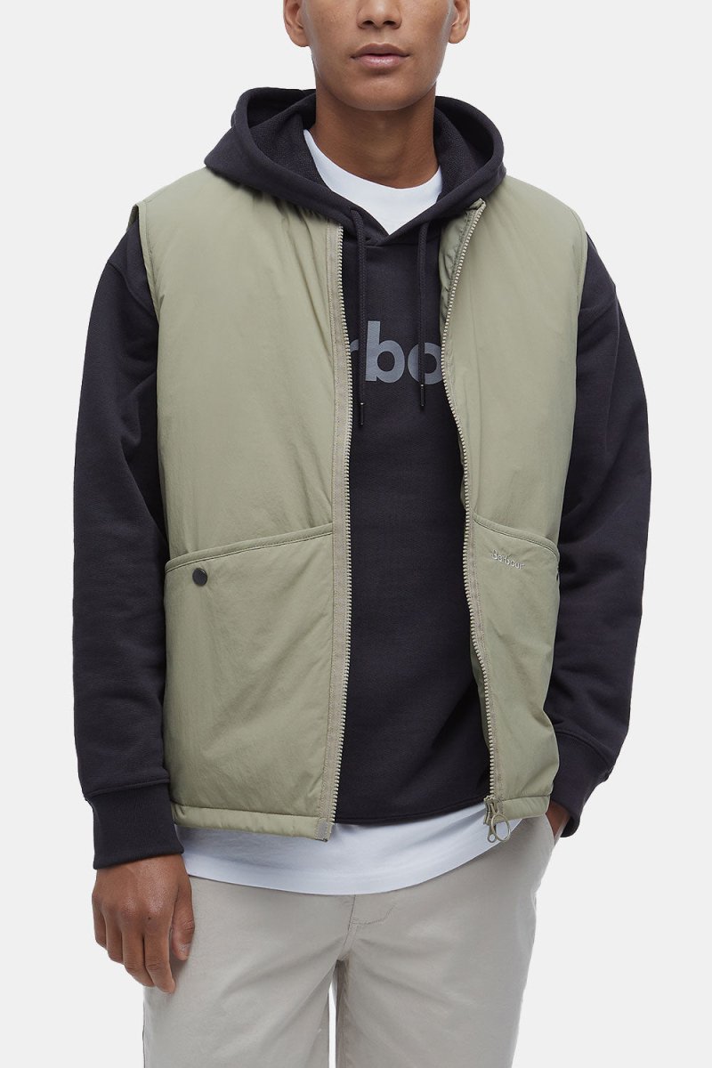 Barbour Barbour Re - Engineered Lid Gilet (Bleached Green) | Vests