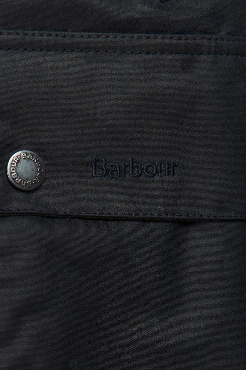 Barbour Bodey Waxed Jacket (Black/Grey Stone) | Jackets