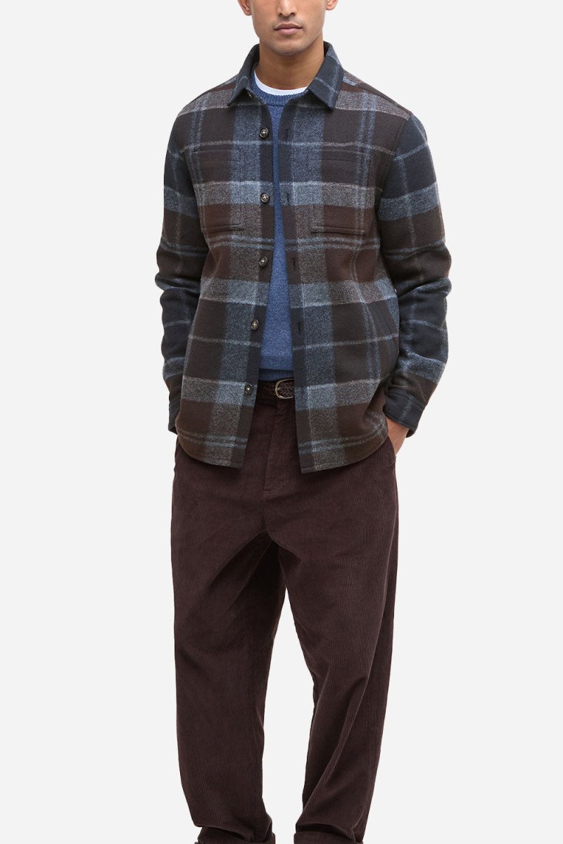 Barbour Chapter Tailored Check Overshirt (Midnight Oak Tartan) | Shirts