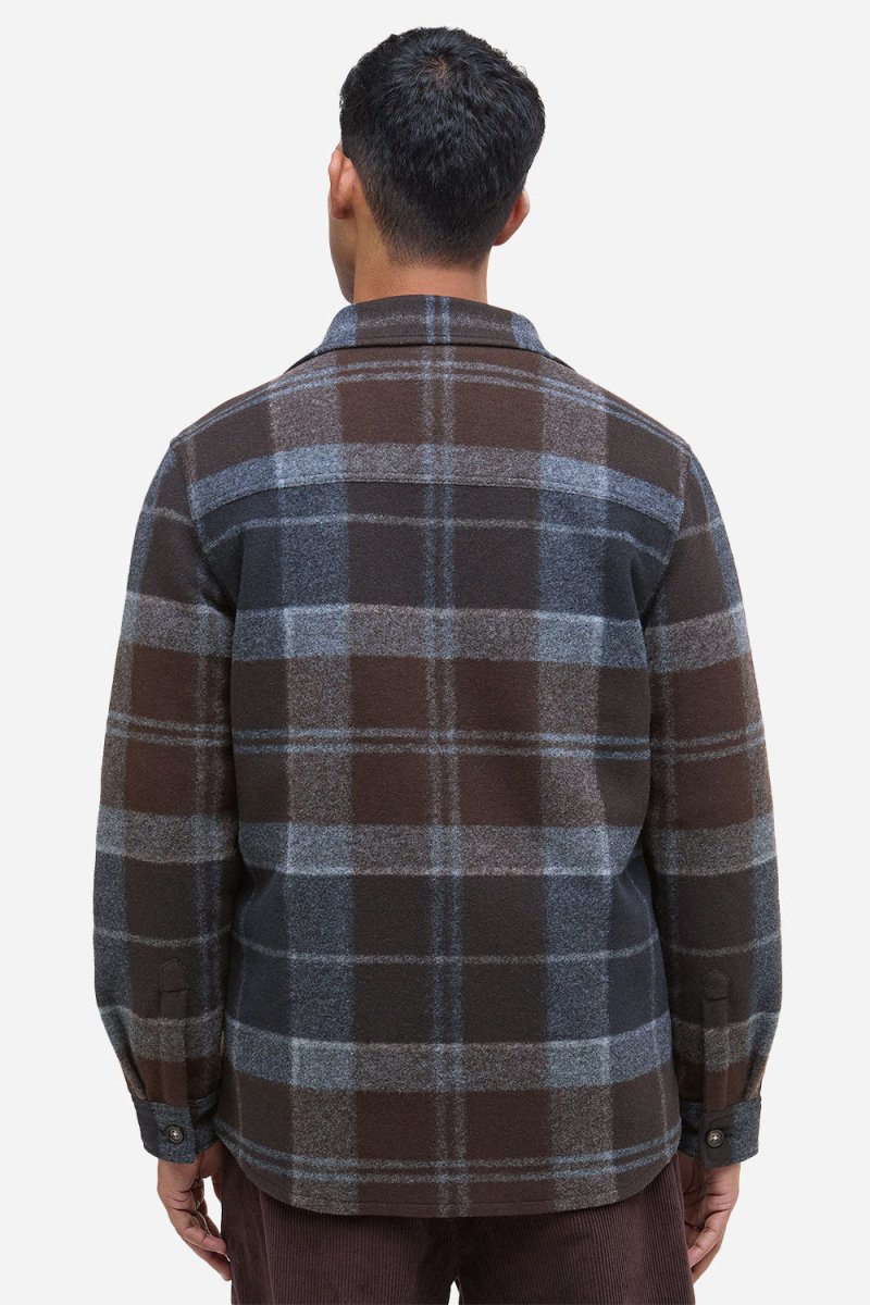 Barbour Chapter Tailored Check Overshirt (Midnight Oak Tartan) | Shirts