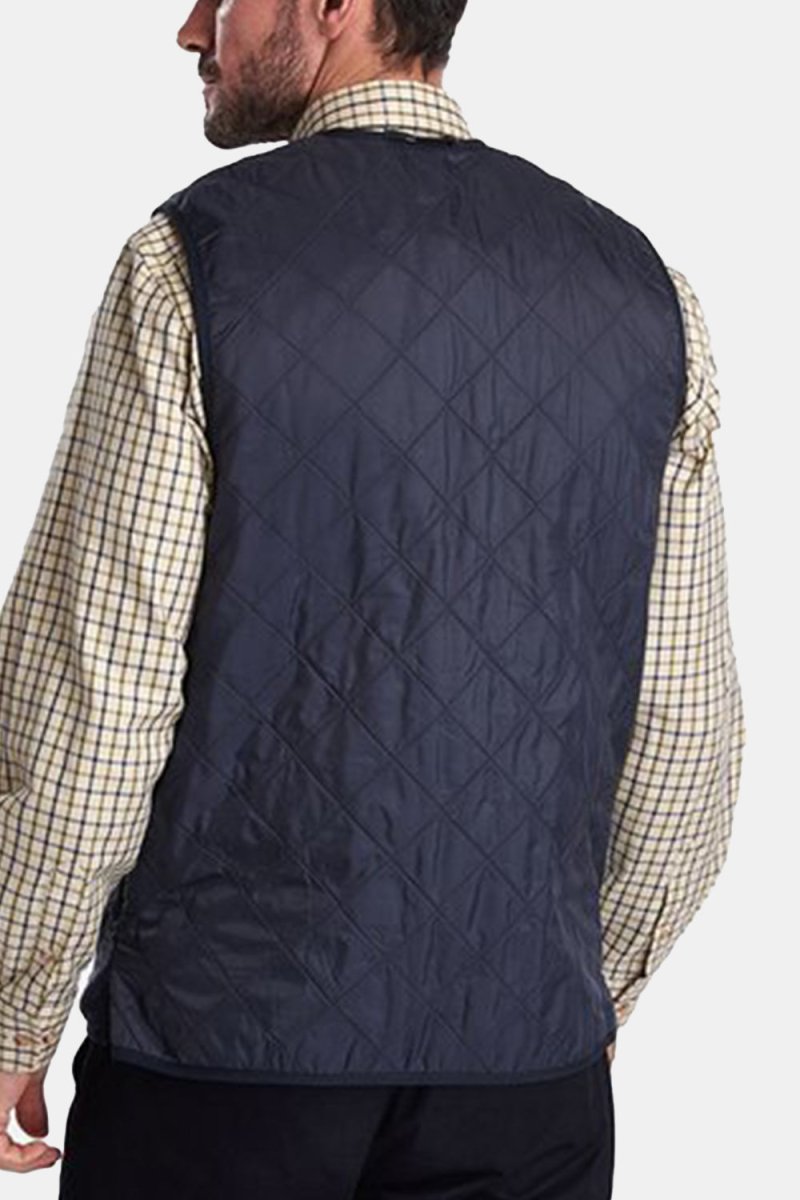 Barbour Polar Quilt Waistcoat Zip-In Liner (Navy) | Vests