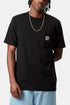 Carhartt Camiseta De Manga Corta Con Bolsillo (Negro) | Camisetas