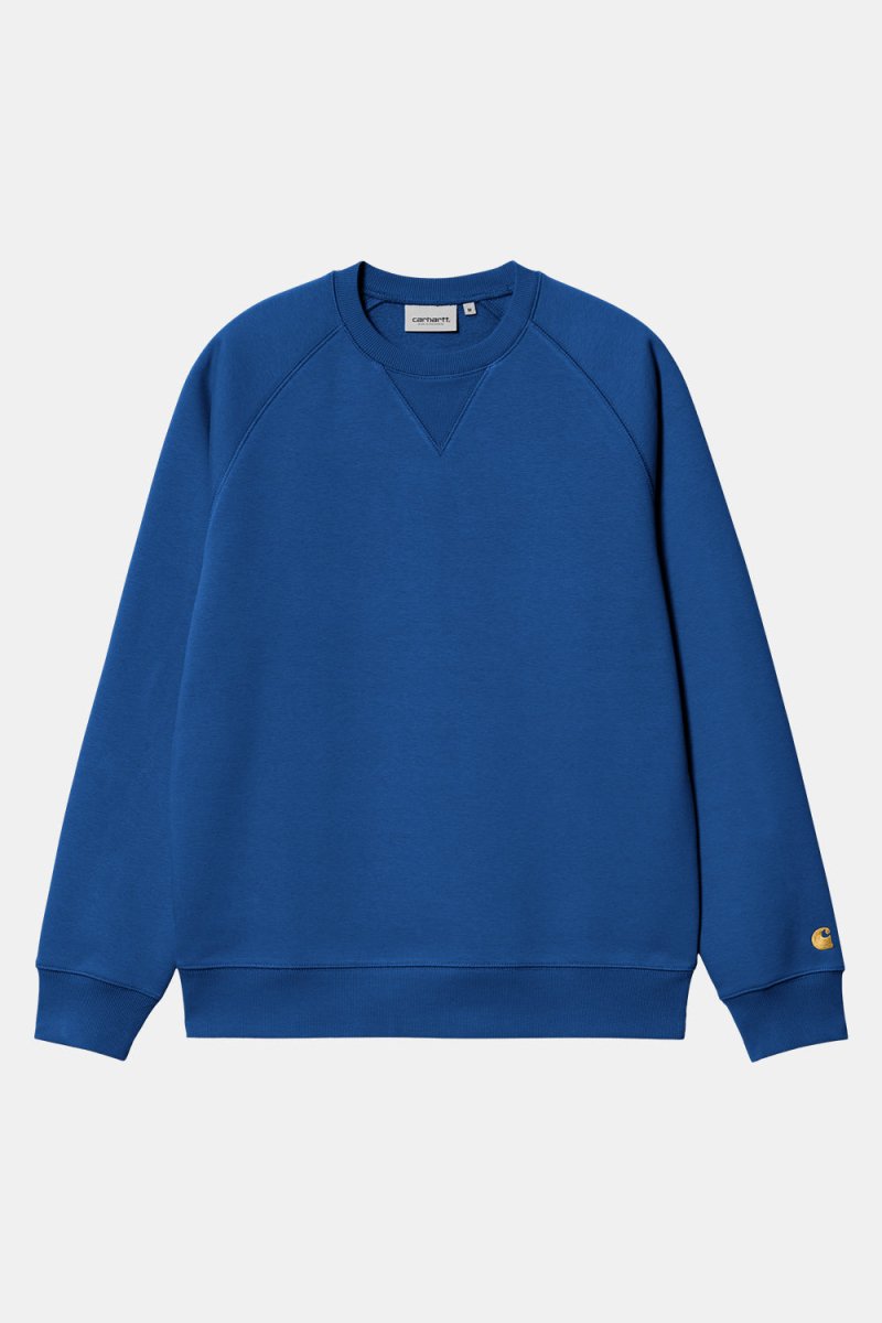 Carhartt WIP Chase Sweatshirt (Acapulco/Gold) | Sweaters