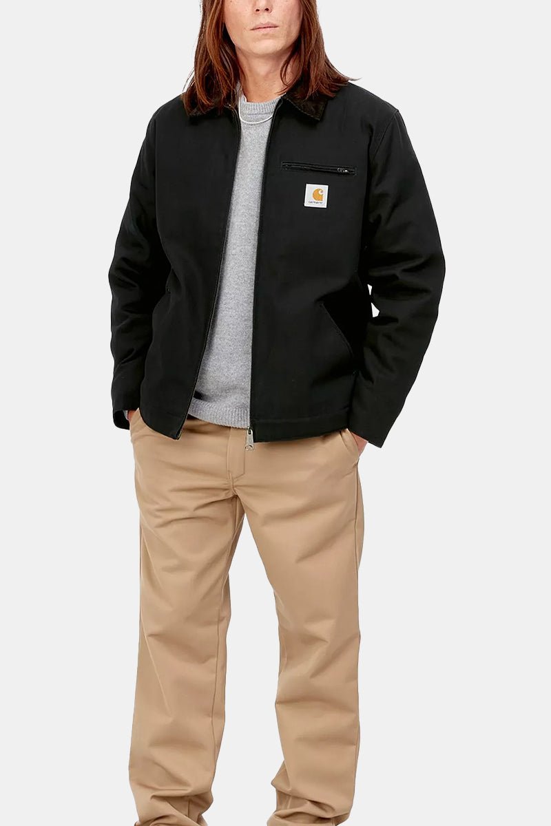 Carhartt WIP Detroit Jacket (Black/Black Rigid) | Jackets