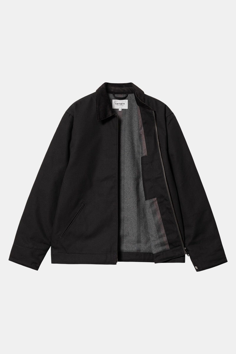 Carhartt WIP Detroit Jacket (Black/Black Rigid) | Jackets