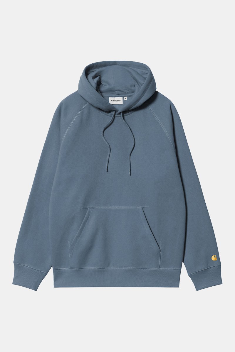 Carhartt WIP Hooded Chase Sweatshirt (Positano/Gold) | Sweaters