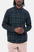 Camisa Carhartt WIP L/S Lermond (Juniper / Dark Navy) | Camisas