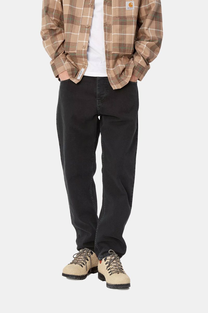 Carhartt WIP Newel Pant (Black/Clark Twill) | Trousers